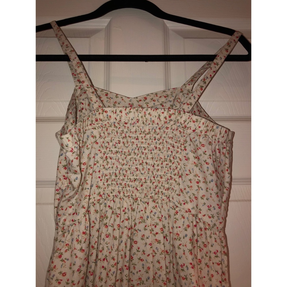 Pin Up Style Floral Tank Dress - Picture 4 of 5